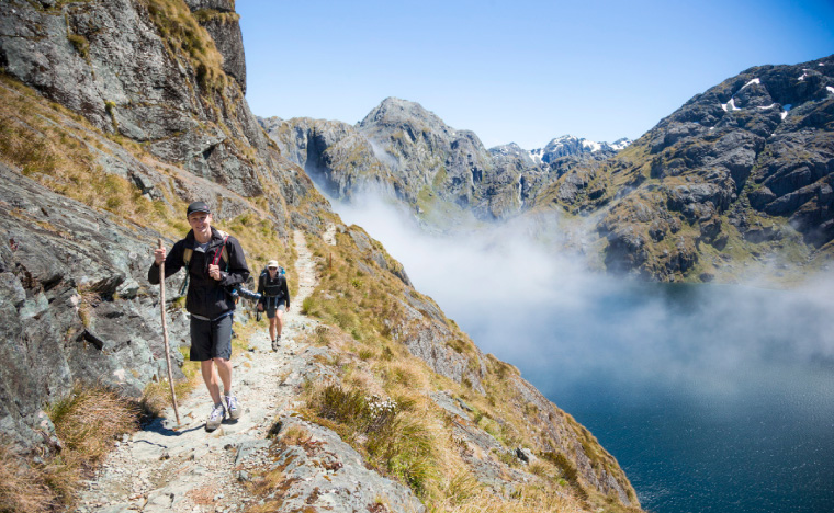 The Routeburn track is a 32km alpine track that lasts three days if you do the whole of it – but the views are well worth the effort. |Photo Vaughan brookfield/ Tourism New Zealand
