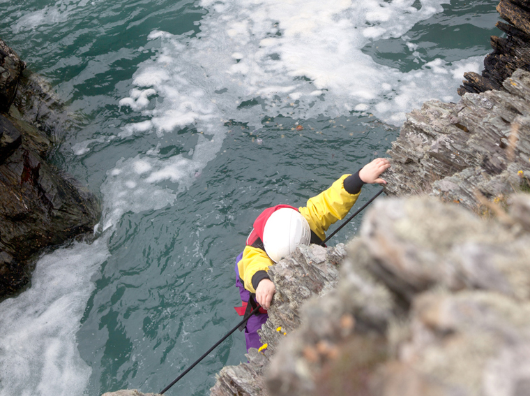 Steep cliffs and atlantic waves combine to make Wales the place to try coasteering|Photo Gail Johnson / Fotolia.com