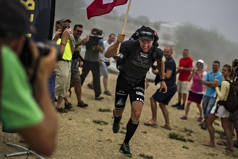 Christian ‘Chrigel’ Maurer (SUI1) at the finish in Peille, France| ©zooom/Sebastian Marko 