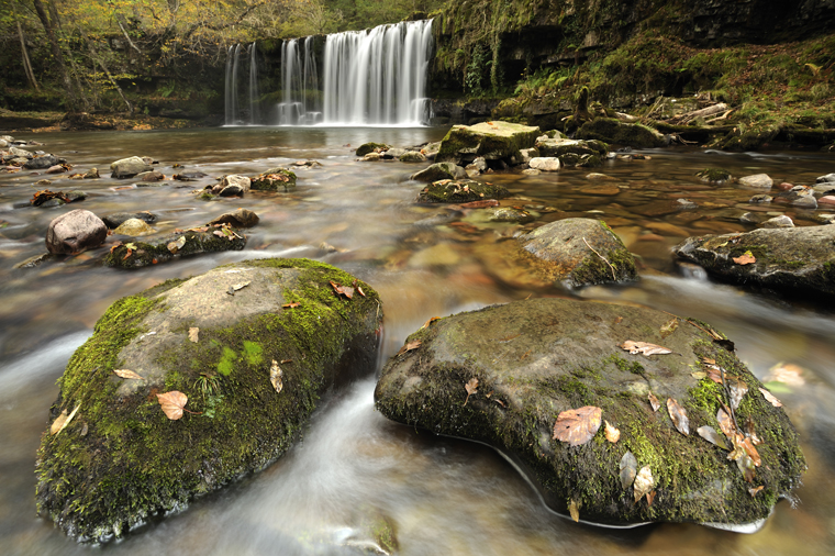 Waterfalls such as Sgwd Ddwli look stunning in the autumn light |Visit Britain