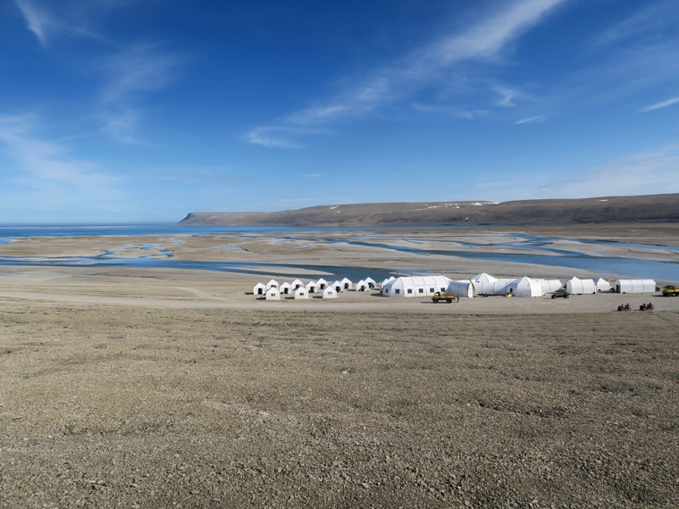 The Arctic Watch Campsite on Somerset Island