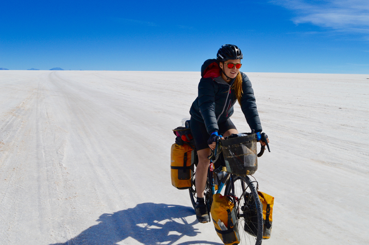Laura Bingham pedalled 7000km across South America without spending any money
