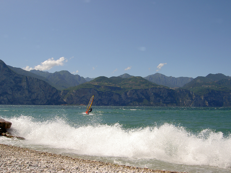 Garda, Italy’s largest lake and a summer playground