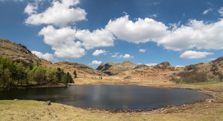 BLEA TARN ON A SUMMER’S DAY – almost a point and shoot on a warm and sunny afternoon. The sun is directly behind the camera.