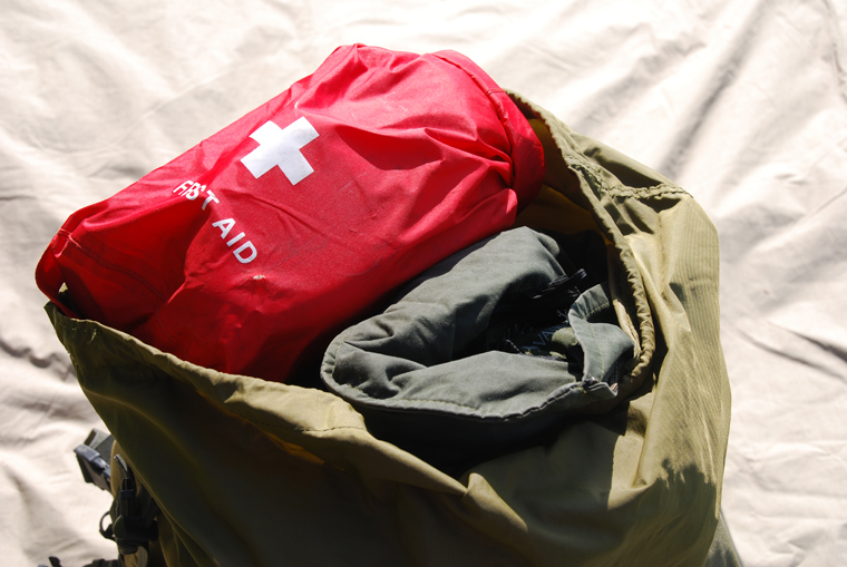 Have your first-aid kit handy to get at and always re-stock it after a trip ready for next time
