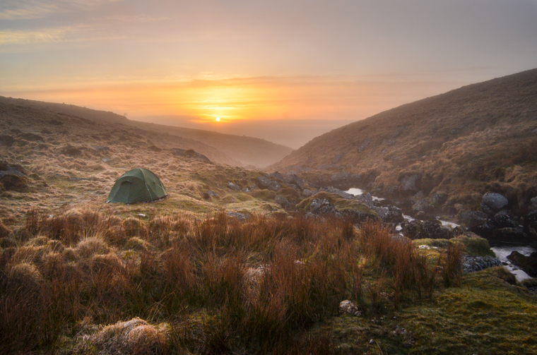 Surnrise over our camp on the East Dart River - Tim Gent (2)