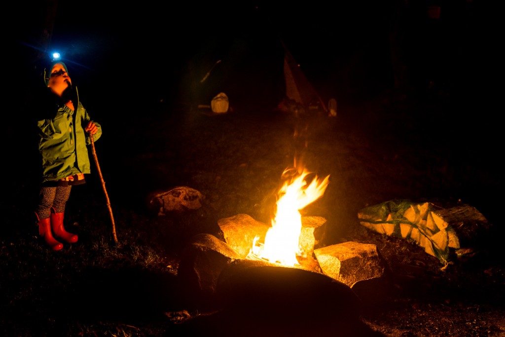 Star gazing and winter campfires at the Red Squirrel