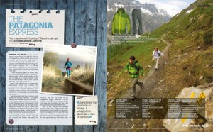 double page spread from issue 94 of the outdoor adventure guide