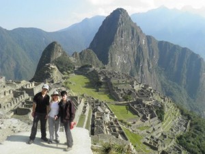 hiking Machu Picchu